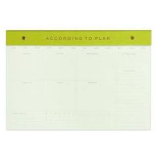 Designworks Ink Weekly Planning According To Plan, Matcha - Kalender