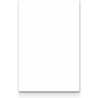Lintex Mood Wall glastavle 100x150cm Pure, hvid