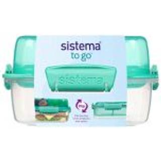 Sistema 1,24l Lunch Stack To Go Square - Madkasse