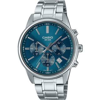 Herre Casio Chrono Date Blå Ur - Ø 41 mm