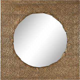 Vægspejl Home ESPRIT Gylden 80 x 6 x 80 cm