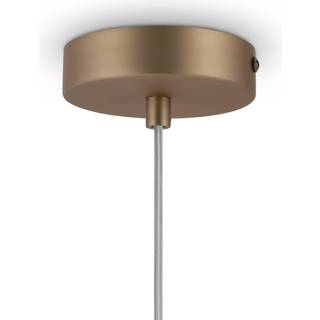 Maytoni Basic form pendel, hvid/guld, 1-lys.