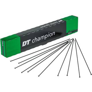 DT SWISS Eger Champion 1-ST Straightpull Rund Sort