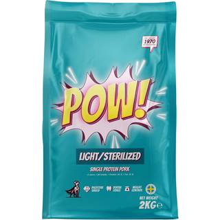 POW! Dog Light/Sterilized, Hundefoder - 2 kg