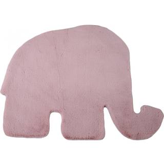 Caty Børnetæppe Elefant - Rosa - 80x100