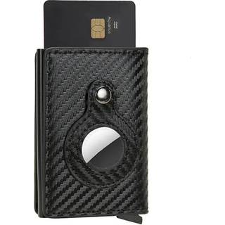 Pung med Airtag holder Carbon RFID Kortholder 5 kort