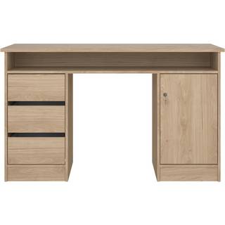 Function Plus Skrivebord 1 låge + 3 skuffer - Jackson Hickory