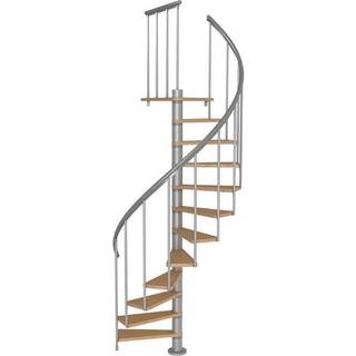 DOLLE Calgary spindeltrappe, Ø120 cm, grå