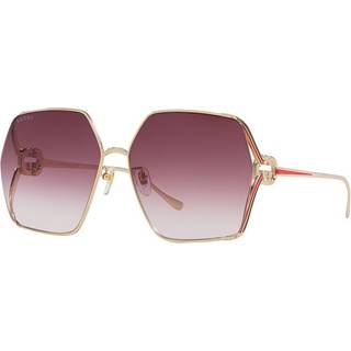 Gucci GG1322SA Asian Fit 003 64 Solbriller Kvinder Guld - Gold - 64mm