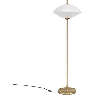 Fh musling gulvlampe ø40cm opal/messing ip20 40w e27