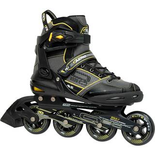 Roller Derby Aerio Q -60 M?nds inline sk?jter - sort/gul - st?rrelse 07