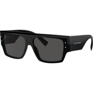 Dolce & Gabbana Kvinde DG4459 501/87 Solbriller Acetat Sort Grå Firkantet Normal