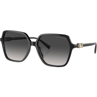 Michael Kors Kvinde MK2196U JASPER 30058G Solbriller Acetat Sort Grå Firkantet Normal Skygge