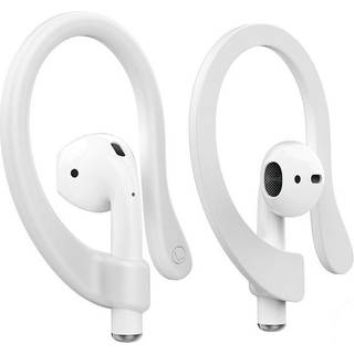 AirPods / AirPods Pro Fleksibel Magnetisk Silikone Earhook - Hvid
