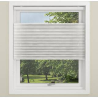 Debel Plissegardin Touch Split Hvid 120x160 cm