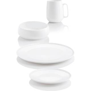 Aida Enso Set 16 Pieces White - Service & Startsæt Porcelæn Hvid - 17156