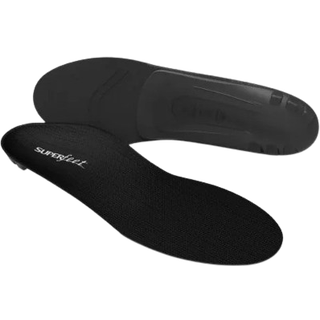 Superfeet All-Purpose Support Low Arch Insoles (Sort)-Trim-to-Fit Orthotic Shoe-indsatser til tynde stramme sko-Professionel klasse-7,5-9 mænd /