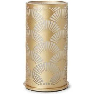 DUNI PEACOCK Lysestage Guld Metal Ø75x140 mm 4 stk (181015)