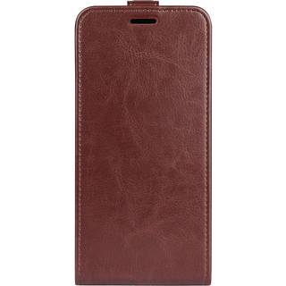 EIDERWOOD Xiaomi 14 Ultra Vertikalt Læder Flip Cover m. Kortholder - Brun
