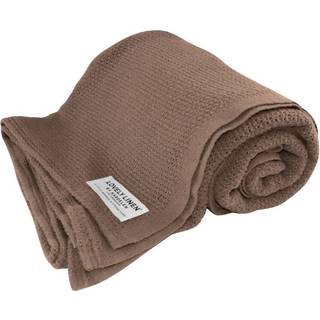 Lovely Linen - Plaid - Chocolate - 150x220 cm