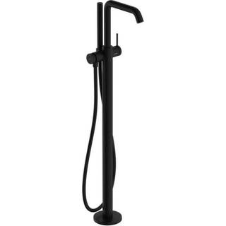 hansgrohe Tecturis S kar-/brusearmatur karsøjle til gulvmontering i mat sort