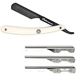 Parker Shaving PTAWK Adjustable Push w. 3 blade option White Handle Barber/Straight Razor