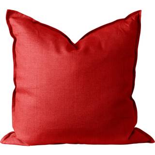 Scandi Living Calm pudebetræk hør 50x50 cm Red