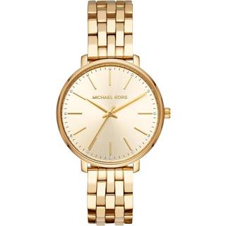 Michael Kors MK3898 Pyper Guldfarvet/Guldtonet stål Ø38 mm