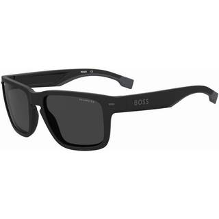 Hugo Boss Mand BOSS 1497/S O6W/25 Solbriller Bio polyamid Sort-opaque Grå Firkantet Polariseret