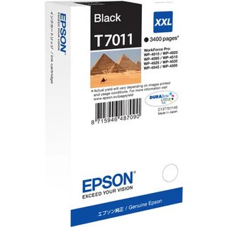 Kompatible blækpatroner Epson T7011 - T7014 - C13T70114010, 5 stk. rabatpakke 248 ml