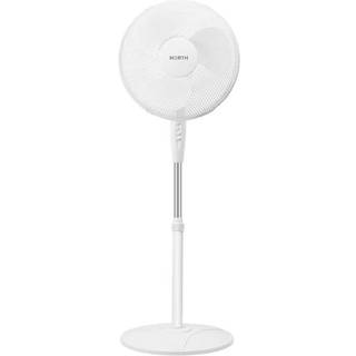 North gulvventilator med 3 hastigheder 40cm hvid