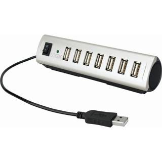 Logik 7-port USB 2.0 hub - På lager i butik