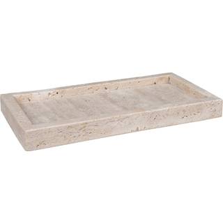 Bakke i travertin, naturfarvet
