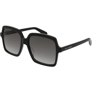 SAINT LAURENT Kvinde SL 174 001 Solbriller Acetat Sort Grå Firkantet Normal Skygge