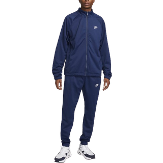 Nike Club-tracksuit i polyesterstrik til mænd - blå - L