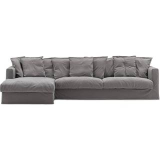 Decotique Betræk Til Le Grand Air 3-personers Sofa Divan Venstre t - Møbelbetræk Bomuld Grå - 11001418