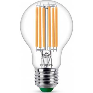 FORÅRSUDSALG - E27 - Philips LED Pære - 5.2W - 1095lm - 2700K - Klar - A-lyskilde