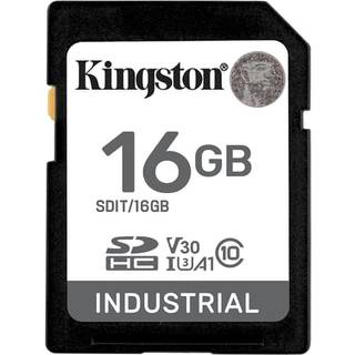 KINGSTON 16G SDHC Industrial pSLC  Class10, UHS-I,U3,V30, A1 SD-Card