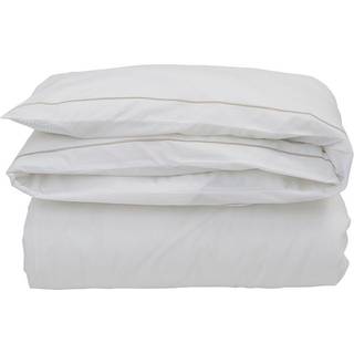 Lexington Hotel Collection Dynebetræk Percale Hvid/ Beige 150x210 cm