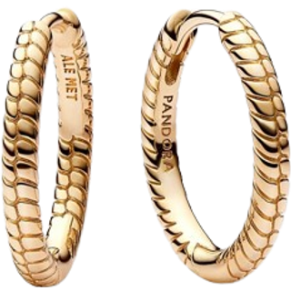 Pandora 262728C00 Damen-Ohrringe Creolen für Charms Goldfarben