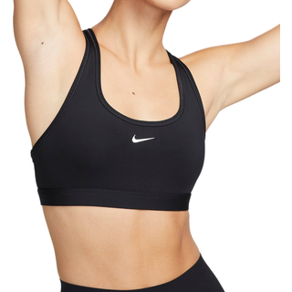 Nike Swoosh Light Support-sports-bh uden indlæg til kvinder - sort - XL