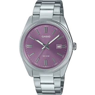 Casio MTP Series Analog Purple Dial Stainless Steel Strap Men's Watch MTP-1302PD-6AVEF