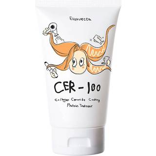 Elizavecca Cer-100 Collagen Ceramide Coating Protein Treatment Collagen Mask for skinnende og blødt hår 100 ml - 100 ml