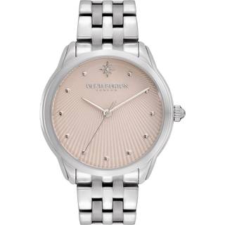 Olivia Burton Celestial Starlight Silver + Blush Bracelet Watch