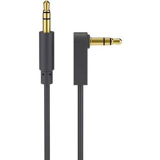 Slim vinklet MiniJack kabel | 50 cm | PRIS-MATCH
