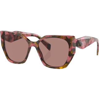 Prada PR 19ZS 18N10D 55 Solbriller Kvinder Tortoiseshell - Cognac Begonia Tortoise - 55mm