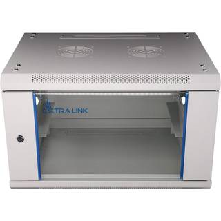 Extralink Rackmount cabinet 6U 600x450 Gray wall mounted