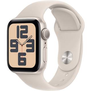 Apple Watch SE GPS 40mm Stjerneskær Aluminium Case med Stjerneskær Sport Band - M/L