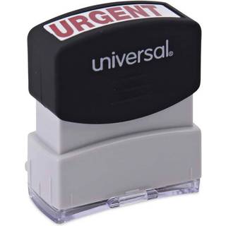 Universal UNV10070 Forudbundet en-farve presserende meddelelsesstempel-r?d