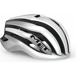 MET Hjelm Trenta 3K Carbon MIPS - Hvid sølv metallic - 3HM146CE00LBI2 -58-61 cm